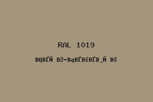 Серо-Бежевый (Ral 1019)