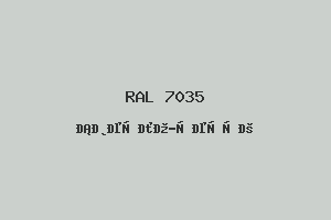 Светло-Серый (Ral 7035)